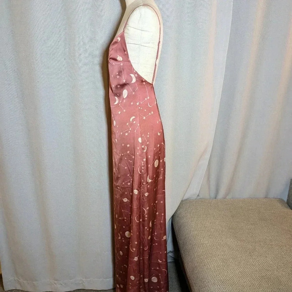 Lovers + Friends X Revolve Pink Constellation Dress Maxi Small Revival - Picture 5 of 10